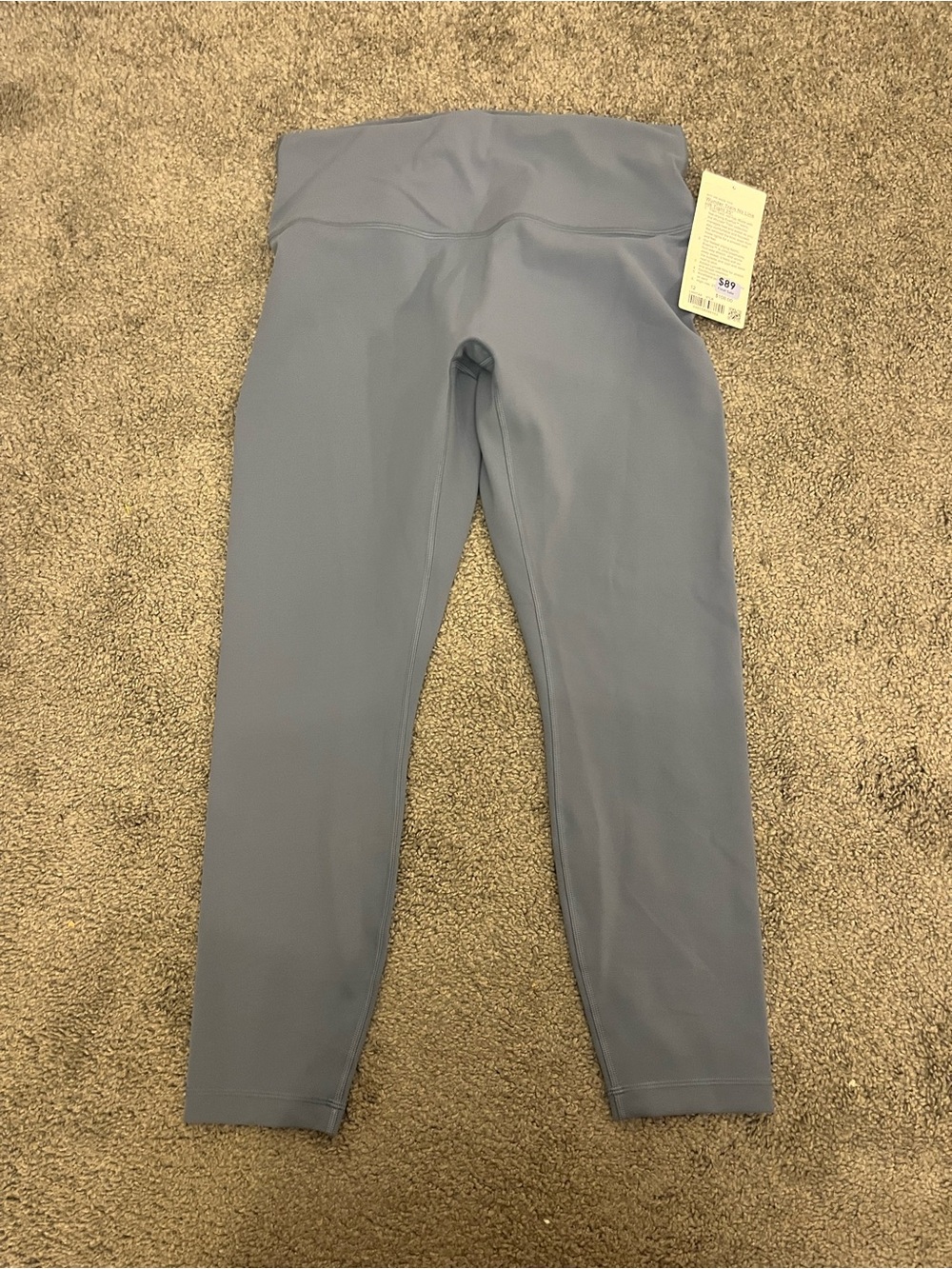 Lululemon Wunder Train No Line HR Tight 25”- Slate Blue